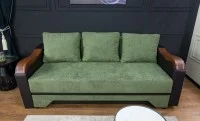Canapea Extensibilă Bianca Memory, Verde 4