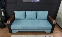 Canapea Extensibilă Bianca Memory, Albastru deschis 4