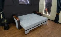 Canapea Extensibilă Bianca Memory, Gri albastrui