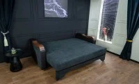 Canapea Extensibilă Bianca Memory, Negru 8