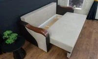 Canapea Extensibilă Bianca Bonell, Bej inchis 6