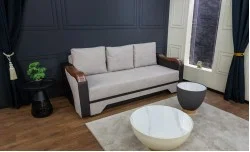 Canapea Extensibilă Bianca Memory, Gri deschis
