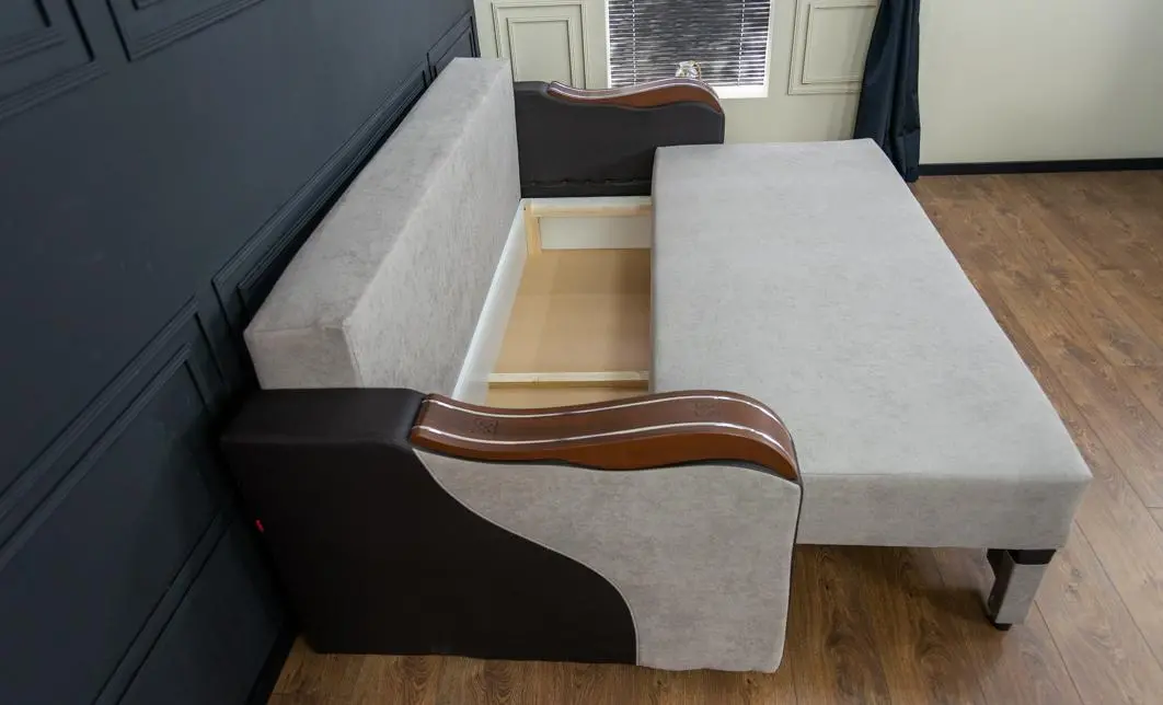 Canapea Extensibilă Bianca Bonell, Gri deschis 8