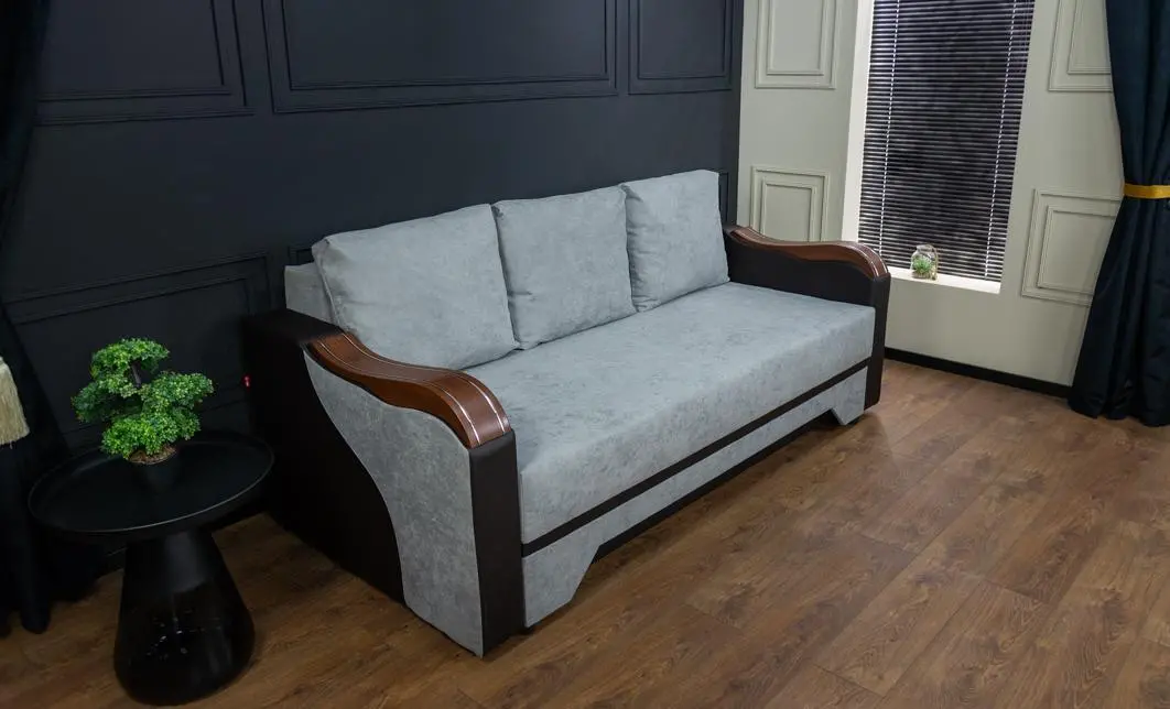 Canapea Extensibilă Bianca Memory, Gri albastrui 9