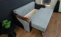 Canapea Extensibilă Bianca Memory, Gri albastrui 7