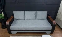 Canapea Extensibilă Bianca Memory, Gri albastrui 3