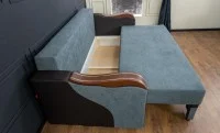 Canapea Extensibilă Bianca Bonell, Gri antracit 6
