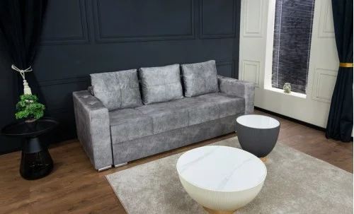 Canapea Extensibilă Vegas Bonell Mini, Gri deschis