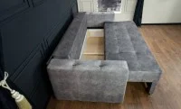 Canapea Extensibilă Vegas Bonell Mini, Gri deschis 8
