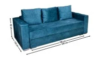 Canapea Extensibilă Vegas Memory Max, Albastru 2