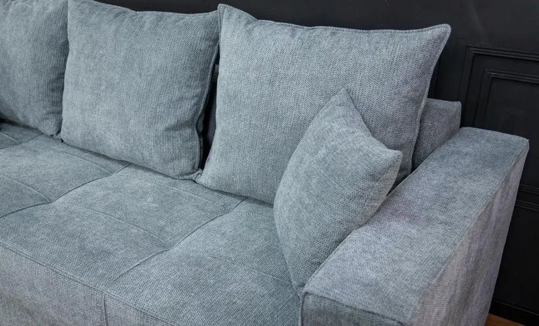 Canapea Extensibilă Claudia Memory Max, Gri albastrui