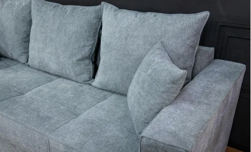Canapea Extensibilă Claudia Memory Max, Gri albastrui