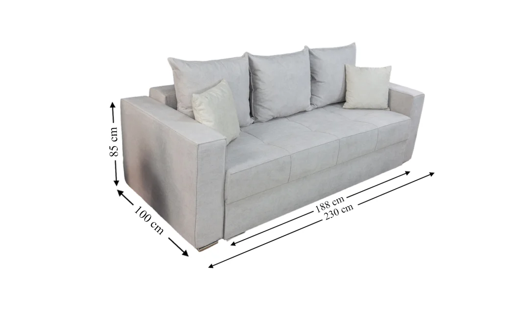 Canapea Extensibilă Claudia Bonell Mini, Alb 2