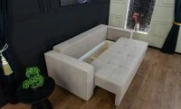 Canapea Extensibilă Claudia Memory Mini, Crem deschis 9
