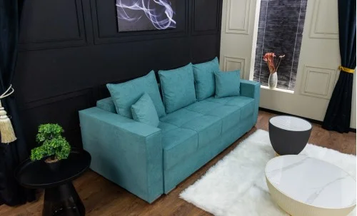 Canapea Extensibilă Claudia Bonell Max, Cyan