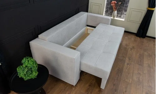 Canapea Extensibilă Claudia Bonell Mini, Gri Deschis