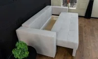 Canapea Extensibilă Claudia Bonell Mini, Gri Deschis 9