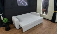 Canapea Extensibilă Claudia Bonell Mini, Gri Deschis 6