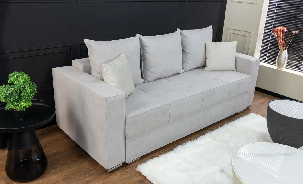 Canapea Extensibilă Claudia Bonell Mini, Gri Deschis 4