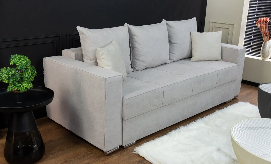Canapea Extensibilă Claudia Bonell Mini, Gri Deschis