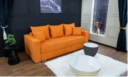 Canapea Extensibilă Claudia Memory Mini, Portocaliu