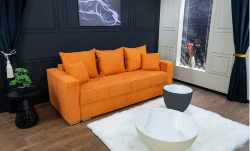 Canapea Extensibilă Claudia Bonell Mini, Portocaliu