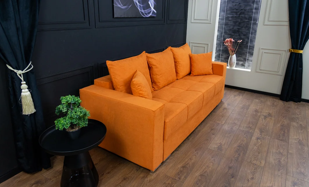 Canapea Extensibilă Claudia Bonell Mini, Portocaliu 4