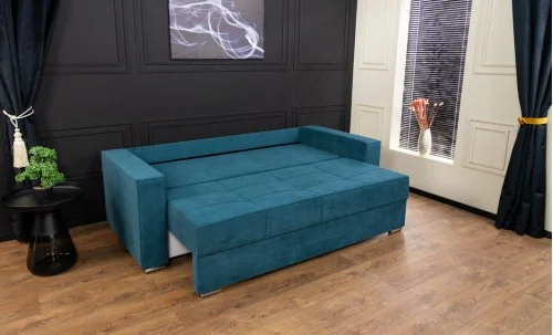 Canapea Extensibilă Claudia Memory Max, Albastru