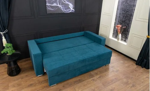 Canapea Extensibilă Claudia Memory Max, Albastru