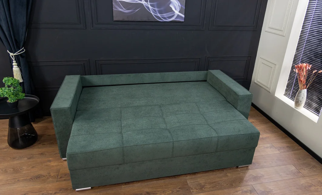 Canapea Extensibilă Claudia Memory Max, Verde Brad 7