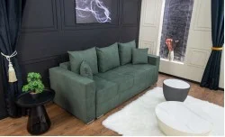 Canapea Extensibilă Claudia Memory Max, Verde Brad