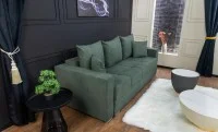Canapea Extensibilă Claudia Memory Max, Verde Brad