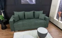 Canapea Extensibilă Claudia Memory Max, Verde Brad