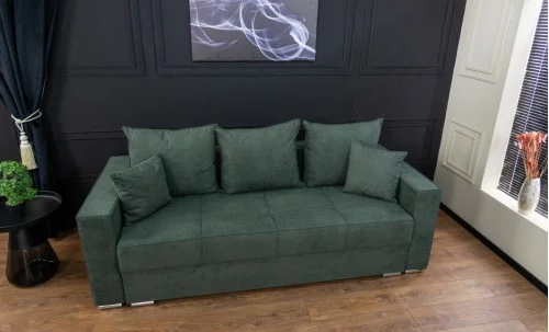 Canapea Extensibilă Claudia Memory Max, Verde Brad