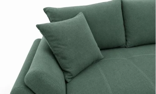 Canapea Extensibilă Confort cu Spumă HR, Verde Mentă