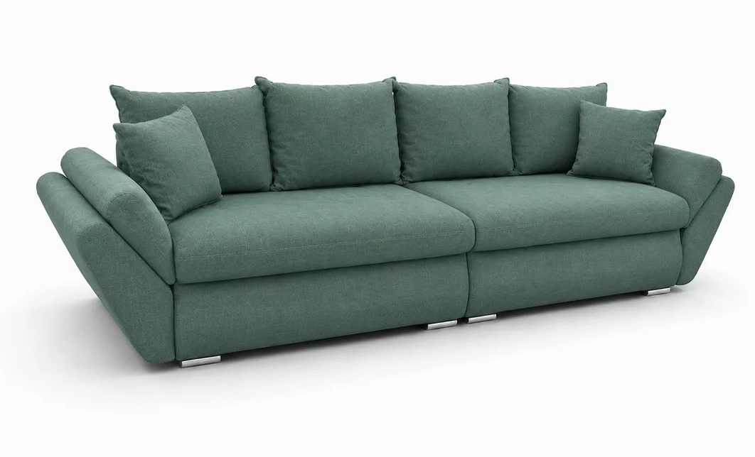 Canapea Extensibilă Confort cu Spumă HR, Verde Mentă 8