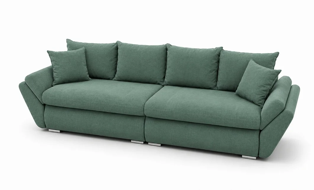 Canapea Extensibilă Confort cu Spumă HR, Verde Mentă 2