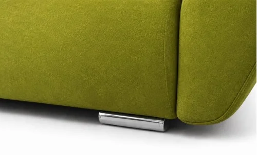 Canapea Extensibilă Confort cu Spumă HR, Verde olive