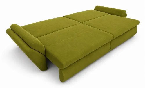 Canapea Extensibilă Confort cu Spumă HR, Verde olive