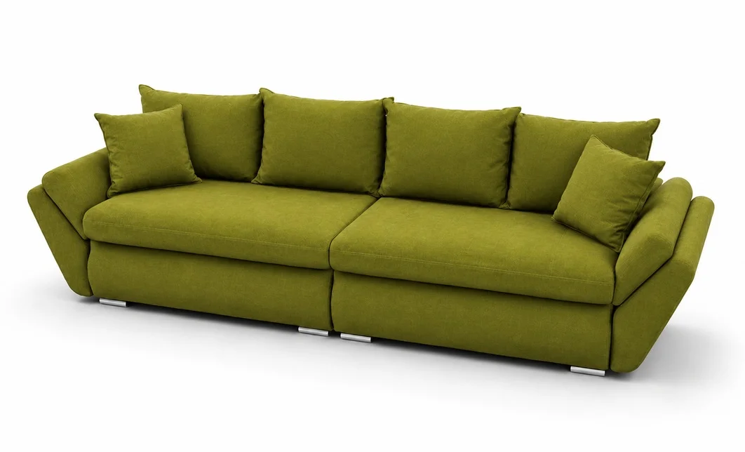 Canapea Extensibilă Confort cu Spumă HR, Verde olive 2