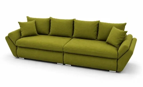 Canapea Extensibilă Confort cu Spumă HR, Verde olive
