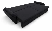 Canapea Extensibilă Confort cu Spumă HR, Neagră 10