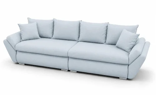 Canapea Extensibilă Confort cu Spumă HR , Bleu Deschis 