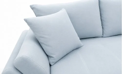 Canapea Extensibilă Confort cu Spumă HR , Bleu Deschis 