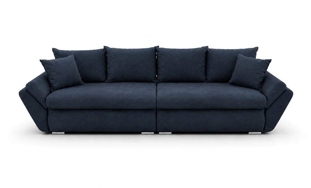 Canapea Extensibilă Confort cu Spumă HR, Bleumarin Închis 10