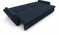 Canapea Extensibilă Confort cu Spumă HR, Bleumarin Închis 2