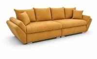 Canapea Extensibilă Confort cu Spumă HR, Galben Muștar 8