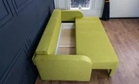Canapea Extensibilă Corina Bonell Mini, Măsliniu gălbui 6