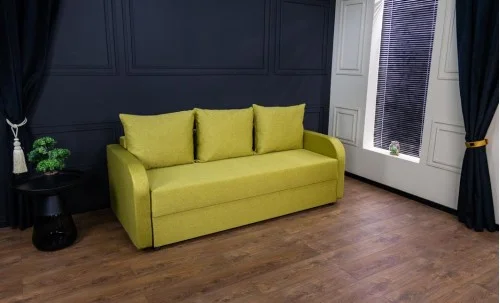 Canapea Extensibilă Corina Bonell Mini, Măsliniu gălbui
