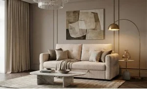 Canapea Extensibilă Cremona 7911-02, Beige